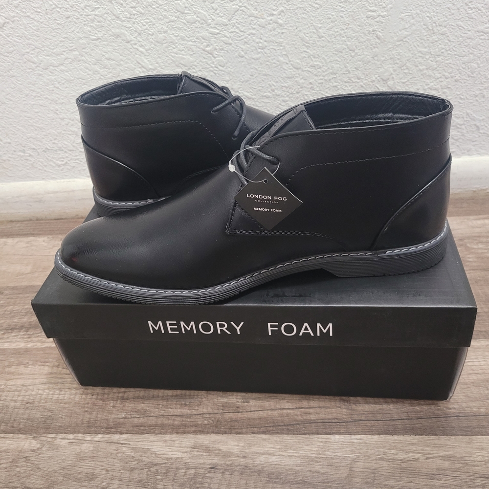 London Fog Black Chukka Boots